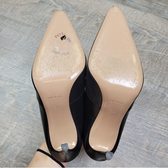 Altuzarra solid black leather Davidson heeled mules - Picture 8 of 12